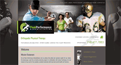 Desktop Screenshot of peakperformancerehab.com